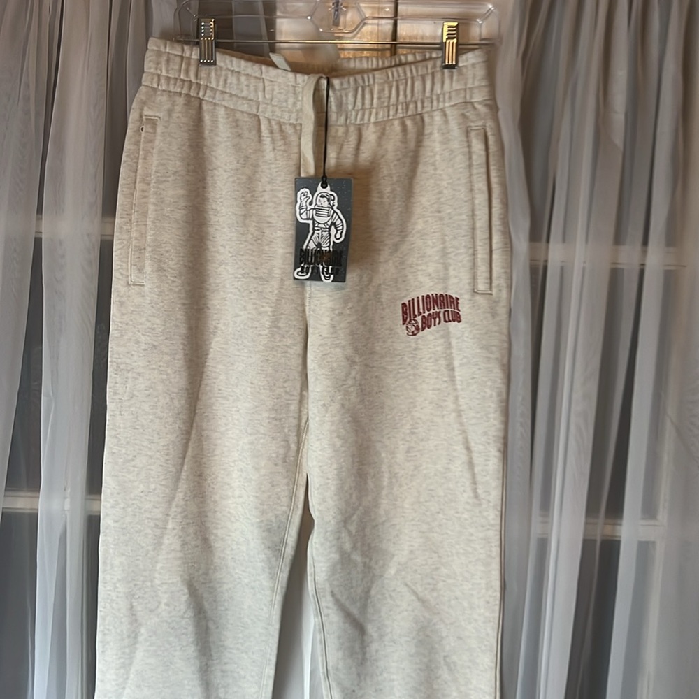 Billionaire Boys Club Men's Arch Logo SweatPant Jogger in Oat Size Medium - Picture 3 of 12